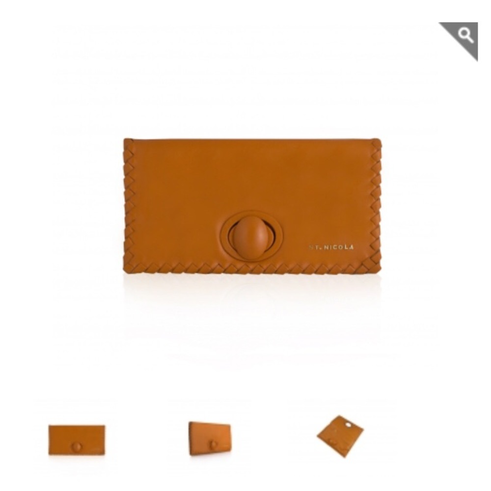 Vivian mustard clutch